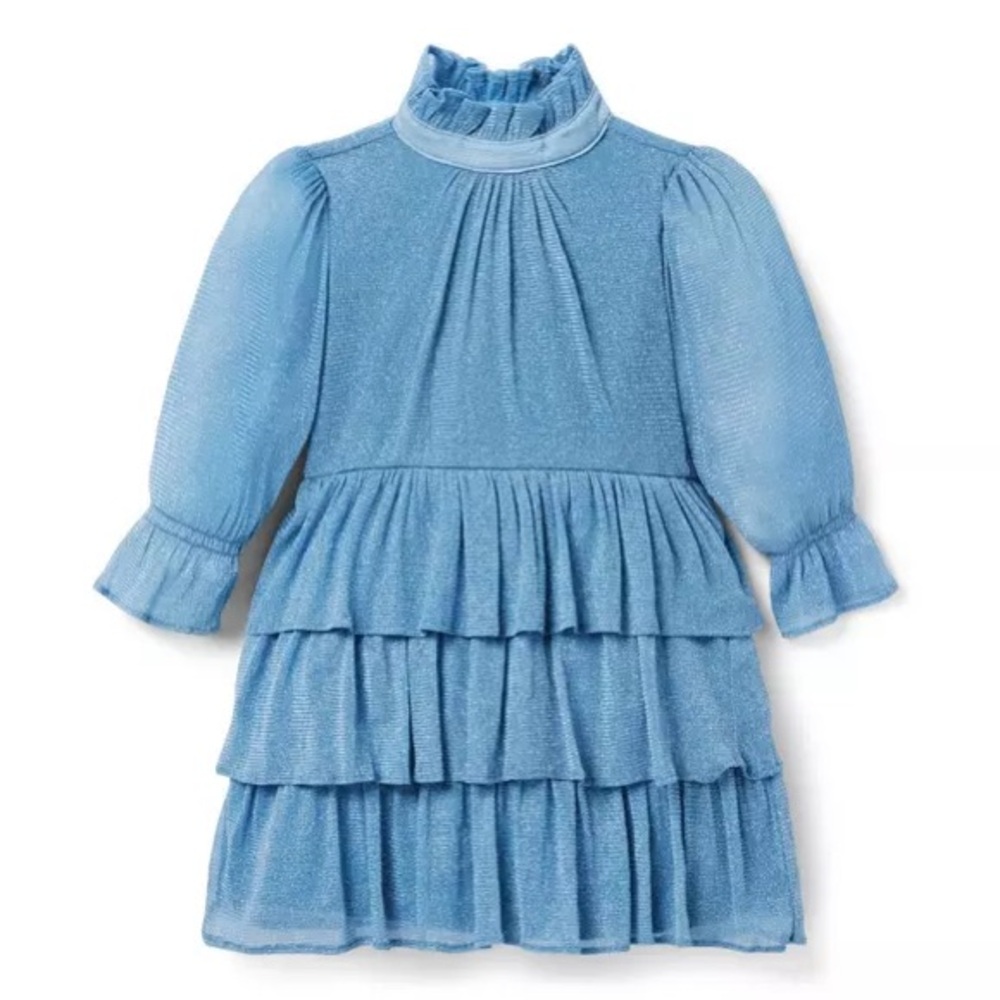Jamie and Jack - Sparkle Mesh Ruffle Dress *NWT*